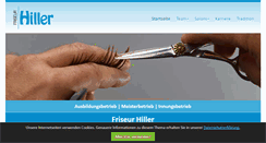 Desktop Screenshot of friseur-hiller.de